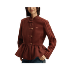 adidas Women's Chinese New Year CNY Jacket Brown Red