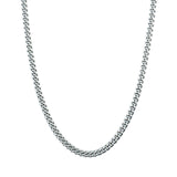 Miami Cuban Link Chain in White Gold- 6mm