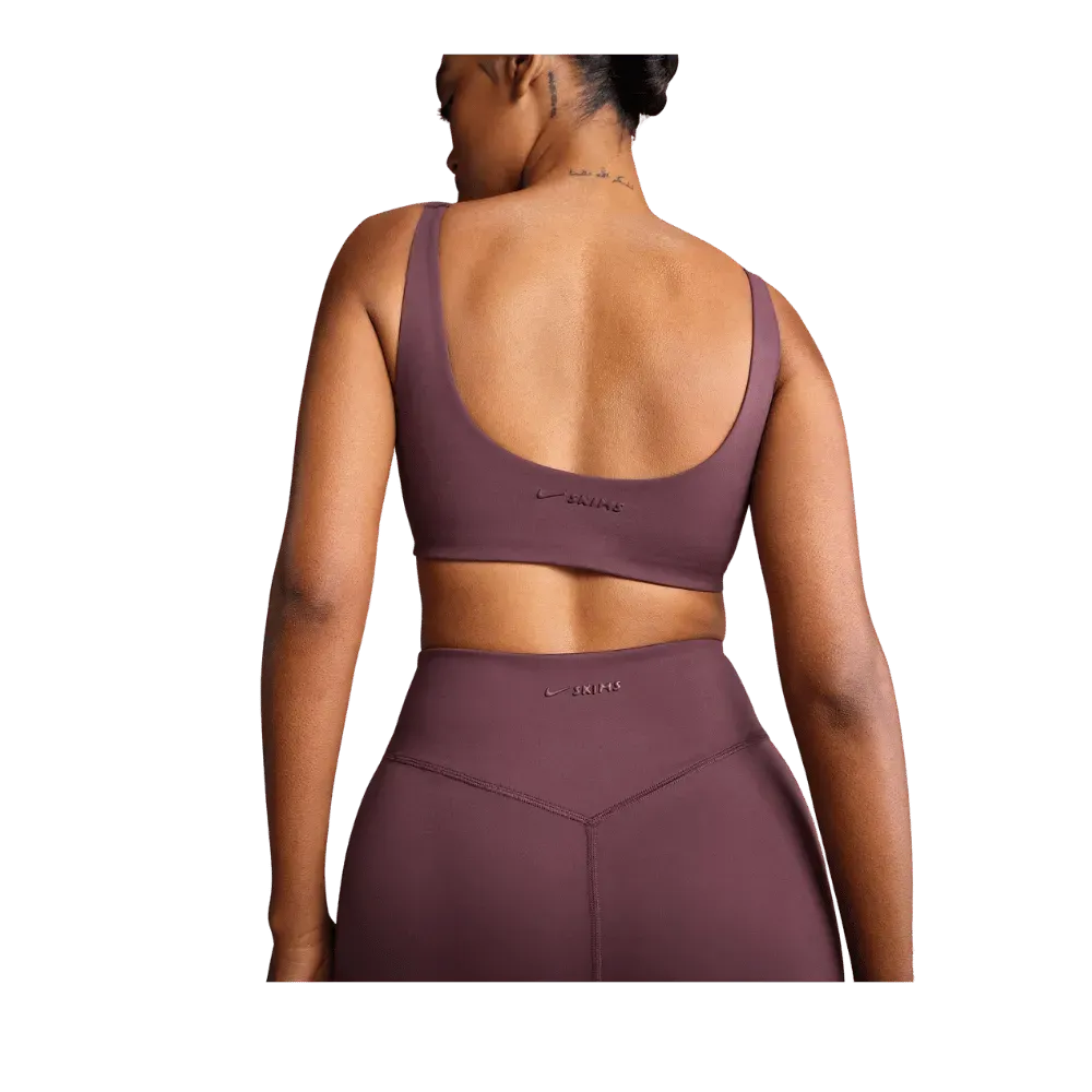 Nike X Skims Women's Scoop-Neck Bra CURRANT