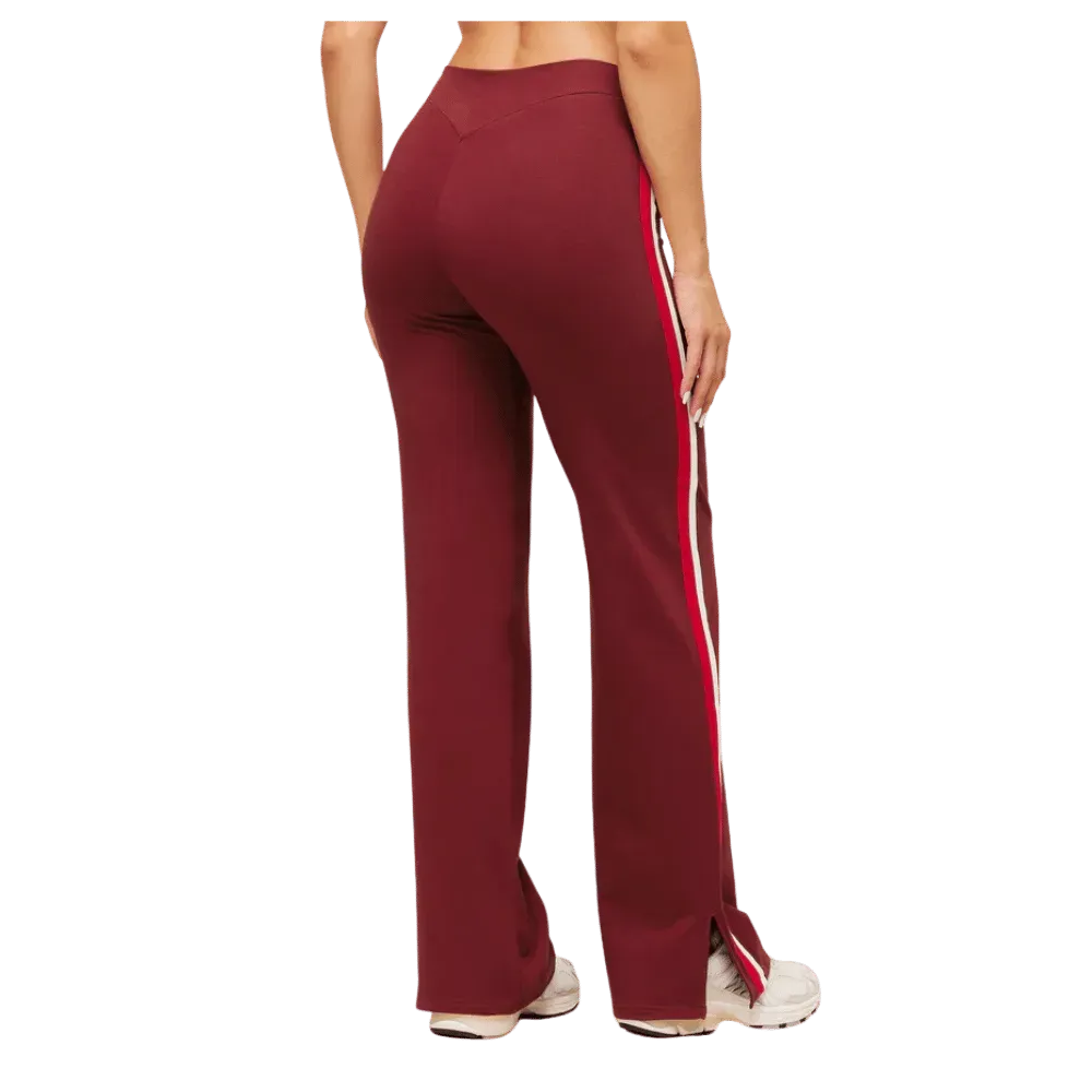 Gymshark Piping Wide Leg Pant Sets Red