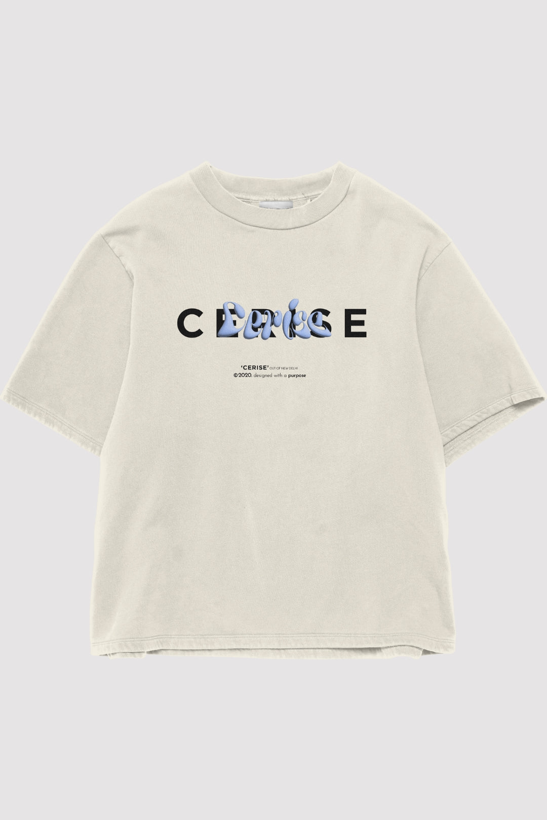 CERISE BASIC TEE ( CREAM )