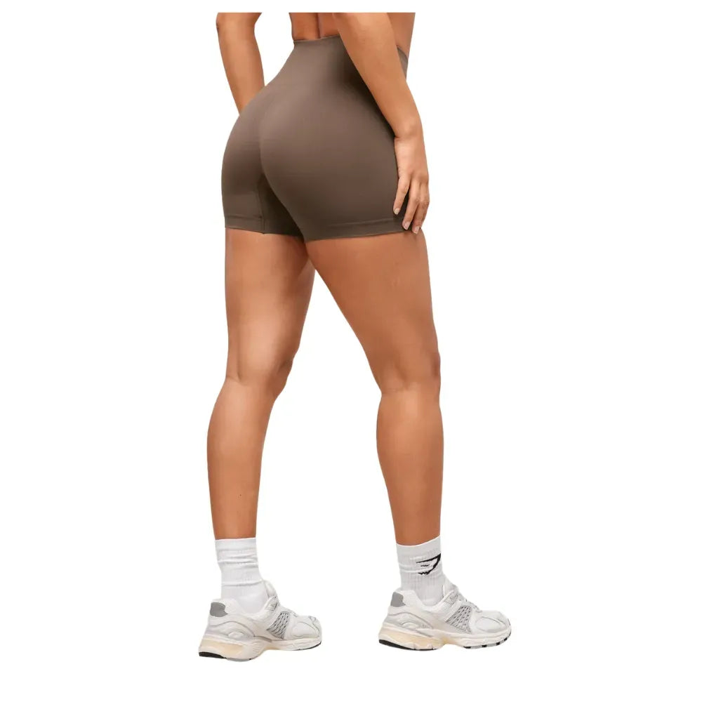 Gymshark Lift Seamless Shorts Walnut Brown