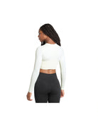 Gymshark Everyday Seamless Long Sleeve Crop Top Soft White