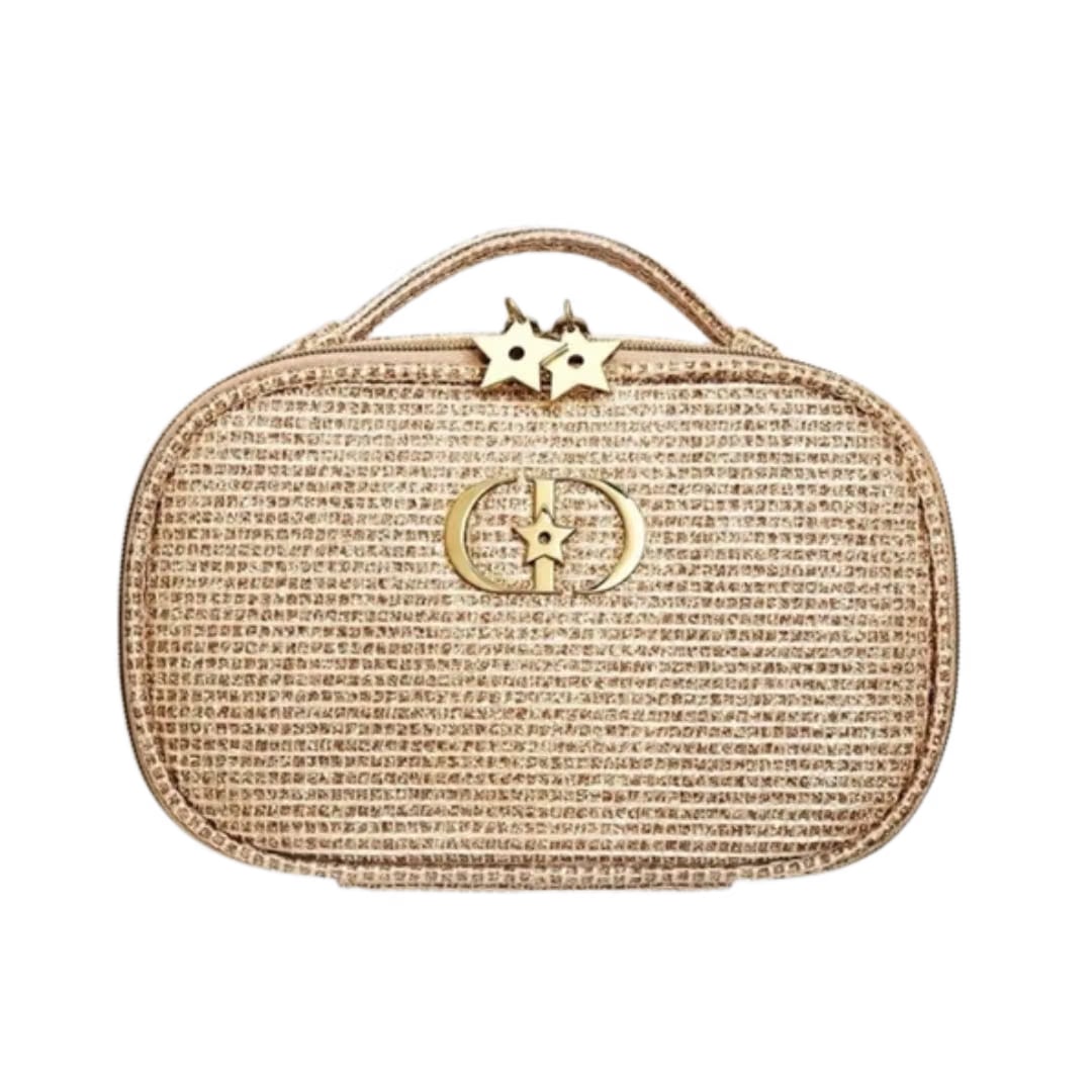 Dior Gold Makeup Bag - view 4