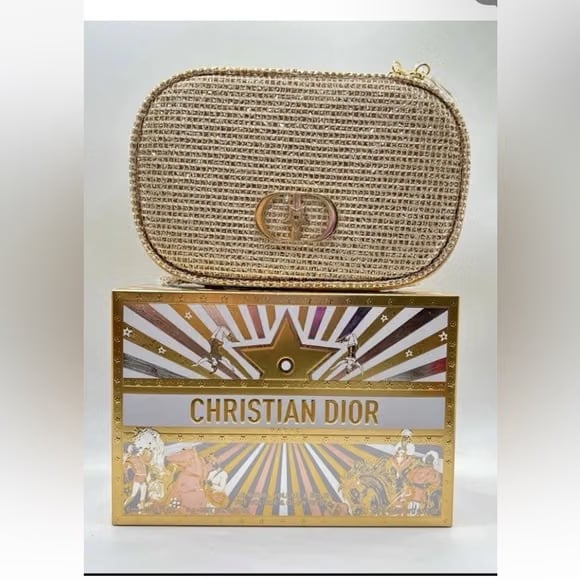 Dior Gold Makeup Bag - view 3