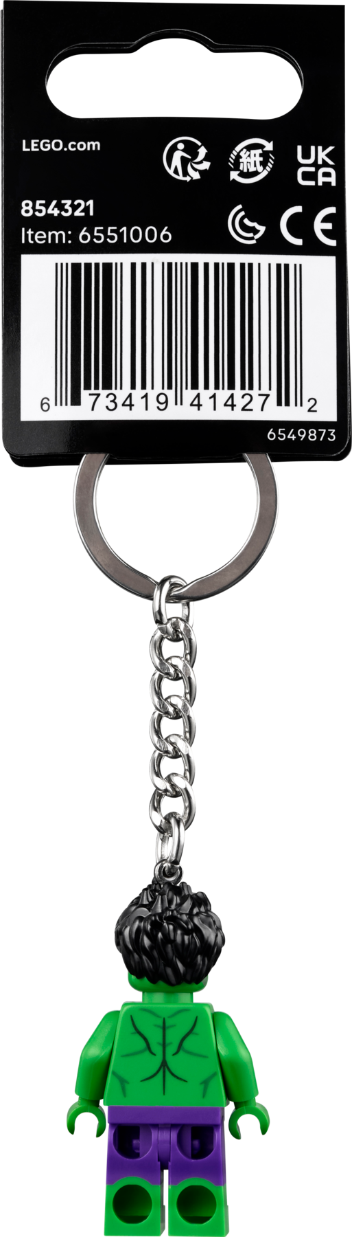 Lego The Hulk Key Chain