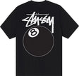 Stussy 8 Ball Pigment Dyed Tee 'Black' - dawntown