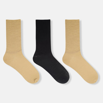 Women’s Solid Woollen Toe Socks
