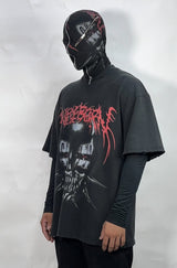 Hellraiser Printed Hood (upcycled 1/1)