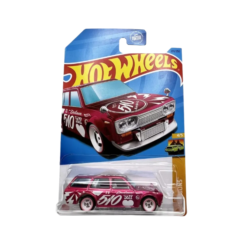 Hot Wheels Super Treasure Hunt 2023 Datsun Bluebird Wagon 510 Pink