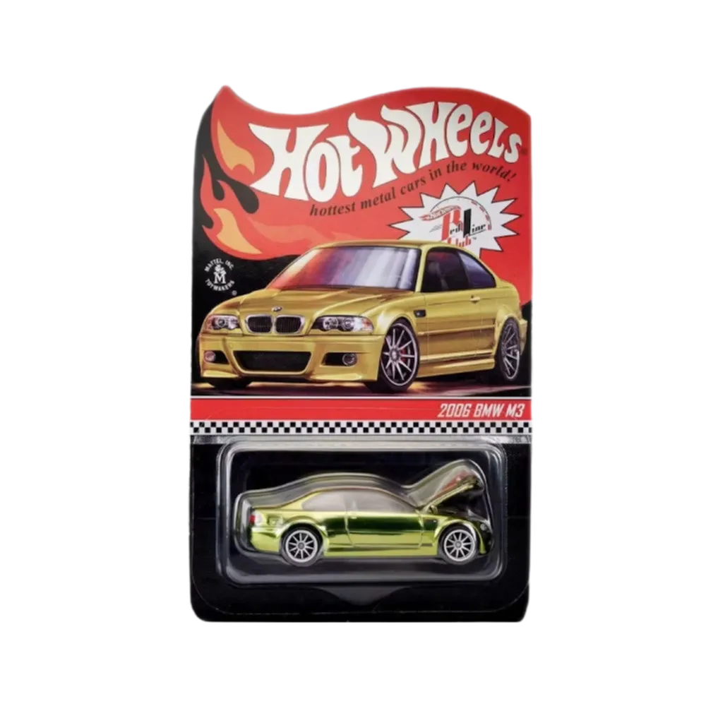 Hot Wheels Red Line Club RLC BMW M3 E46 Phoenix Yellow Metallic