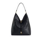 JW PEI Aria Woven Texture Shoulder Bag - Black