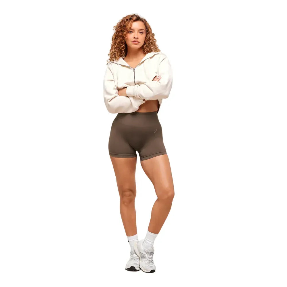 Gymshark Lift Seamless Shorts Walnut Brown