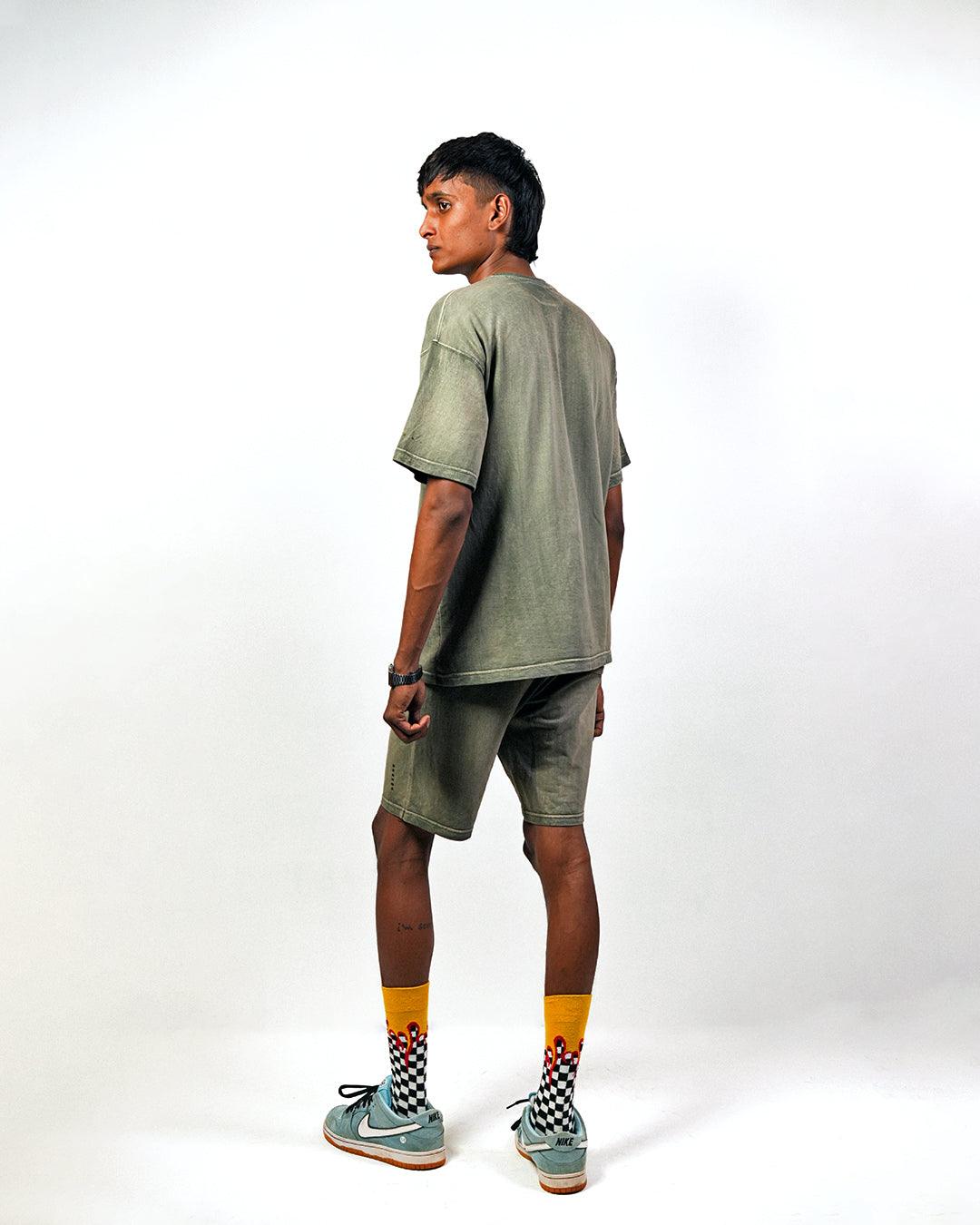 Forest Green // Box Fit Oversized Unisex T-shirt - dawntown