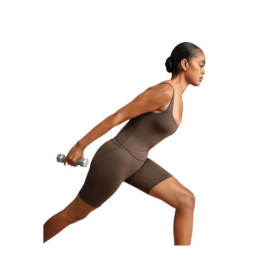 Nike X Skims Matte Women's Square-Neck Tank Dark Sepia