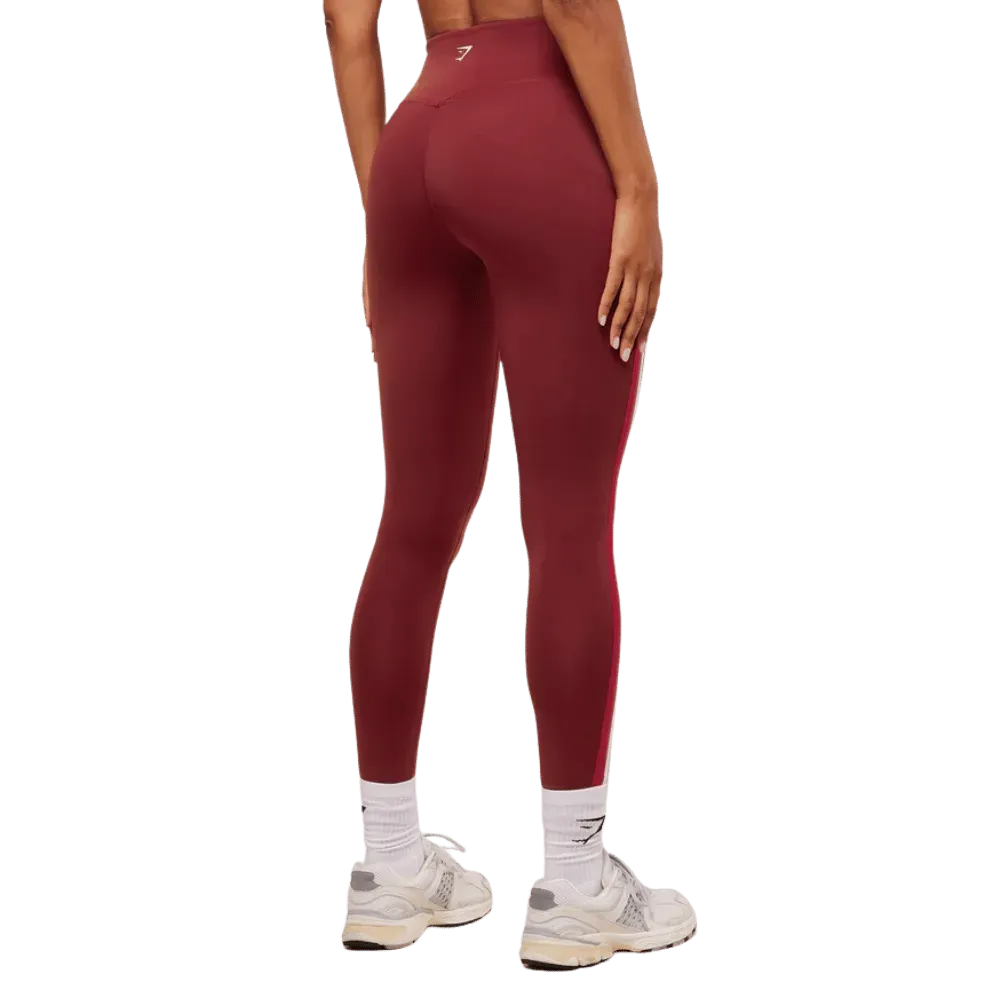 Gymshark Piping Legging Sets Red