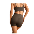 Nike X Skims Matte Women's High-Waisted 3" Boyshorts Dark Sepia
