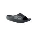 Oofos OOahh Sport Slide Sandal Black & Slate