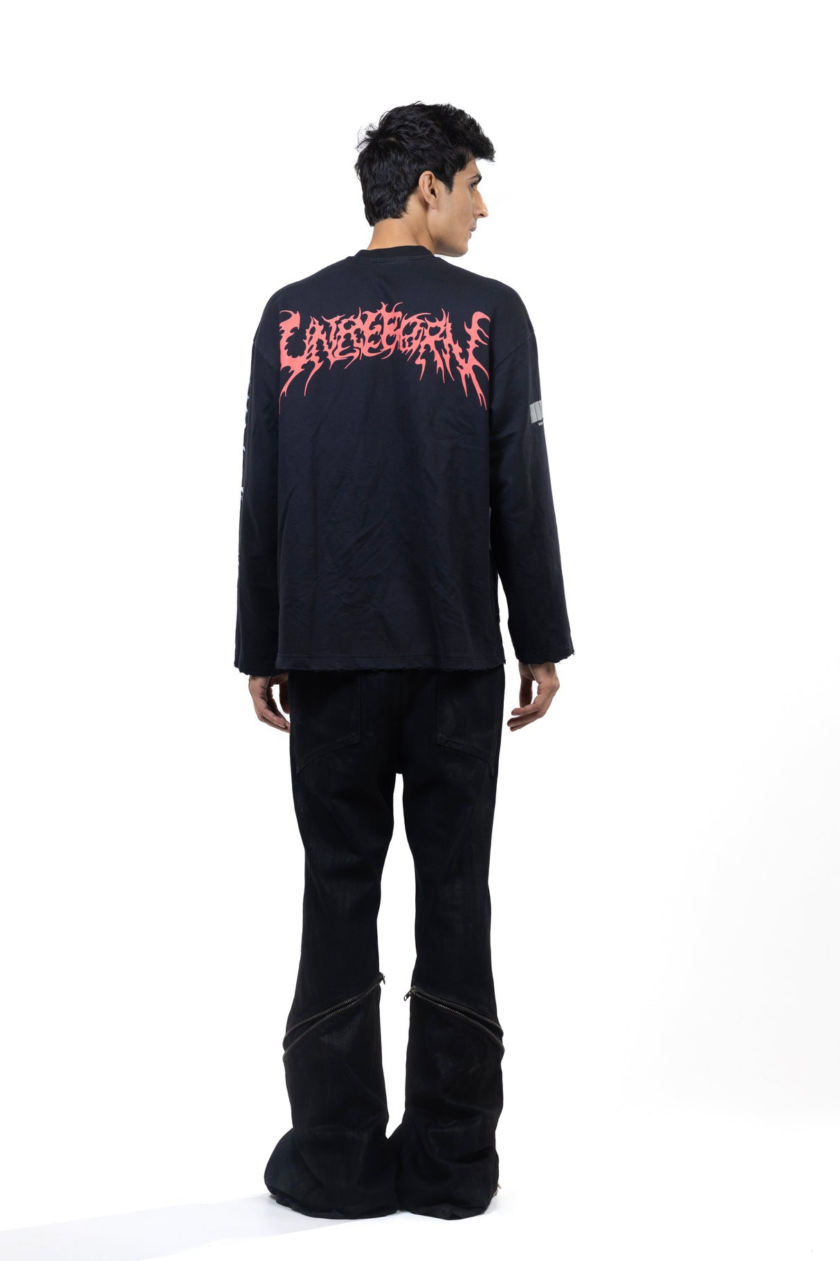 Hellraiser Full Sleeve - Faded Black