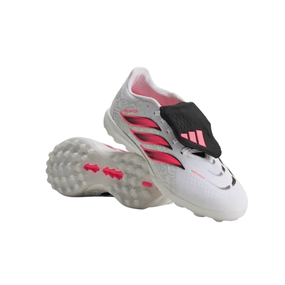 Adidas Predator Pro Fold-Over Tongue Turf Soccer Cleats Cloud White