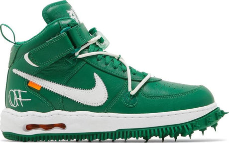 Off-White x Air Force 1 Mid SP Leather 'Pine Green' - dawntown