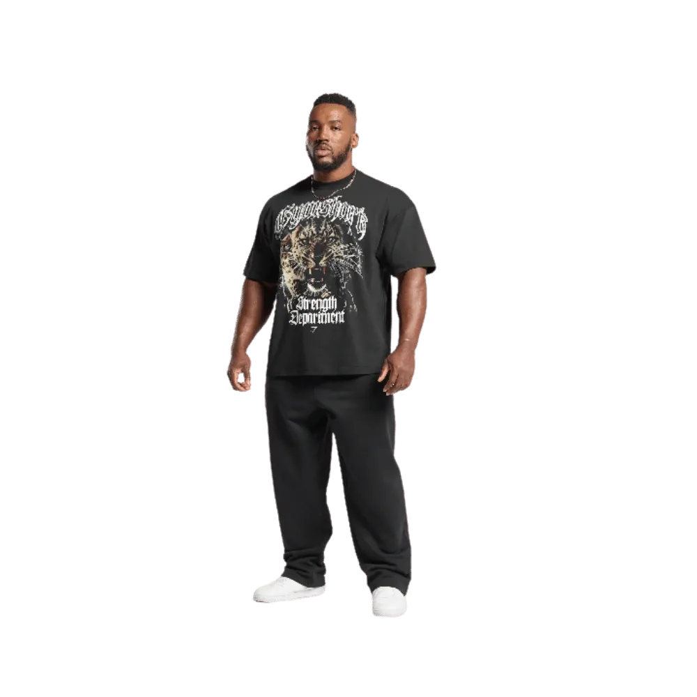 Gymshark Strength Department Animal Oversized T-Shirt Black