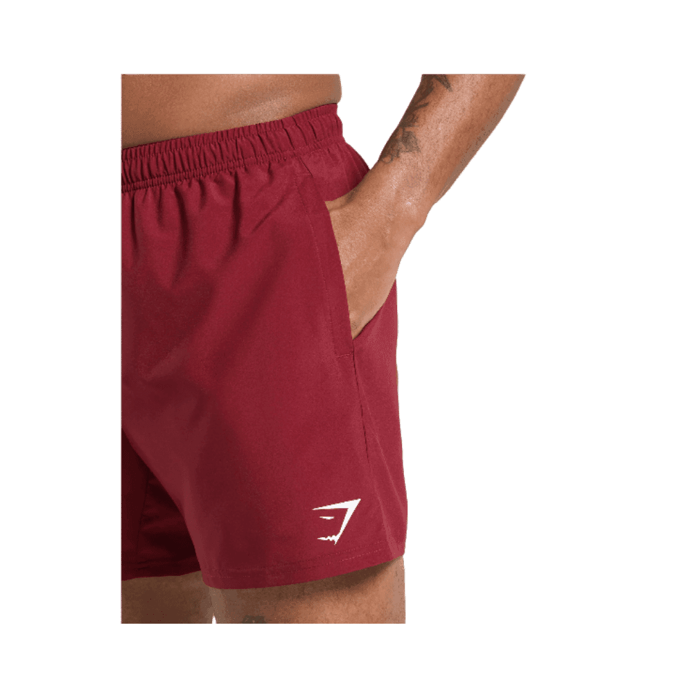 Gymshark Arrival 5" Shorts Sets Red