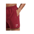 Gymshark Arrival 5" Shorts Sets Red