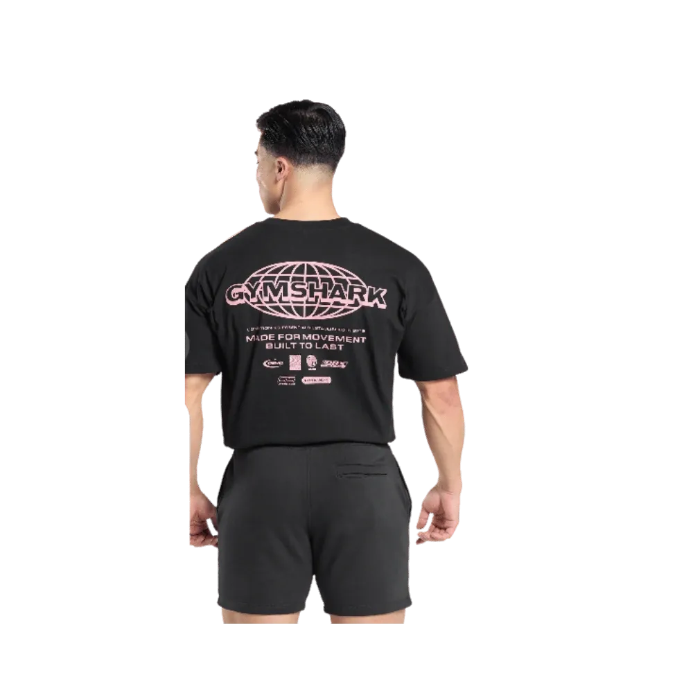 Gymshark Worldwide T-Shirt Black