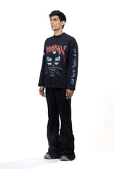 Hellraiser Full Sleeve - Faded Black