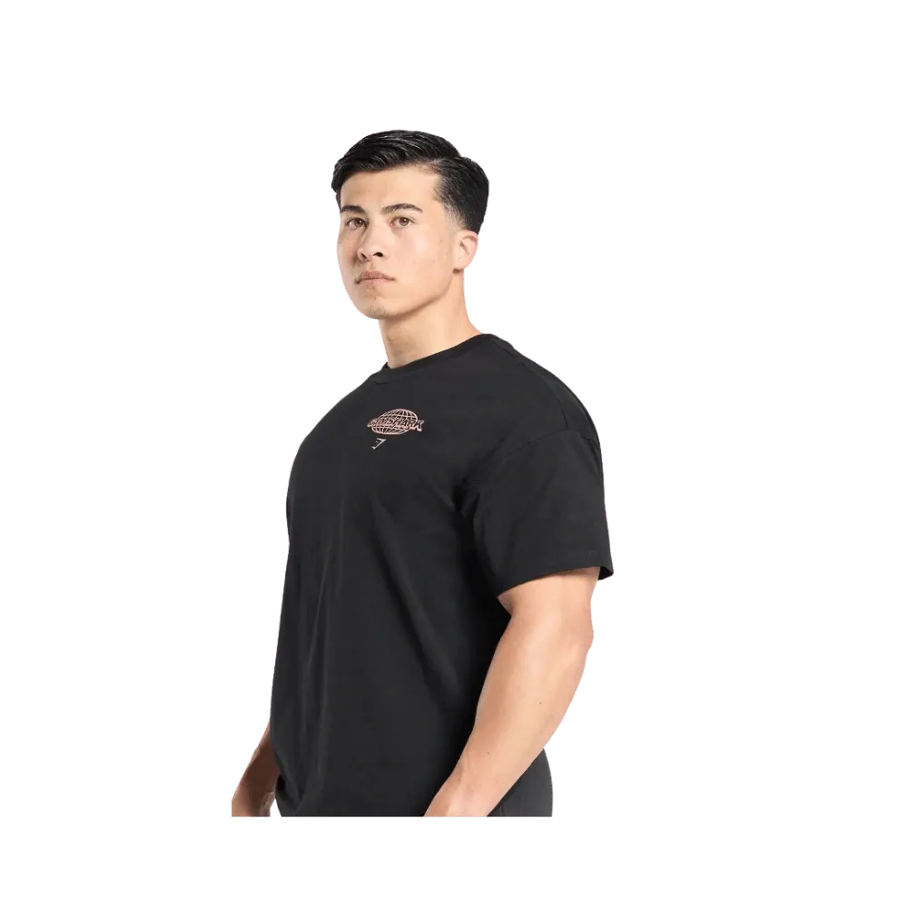 Gymshark Worldwide T-Shirt Black