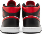 Air Jordan 1 Mid 'Bred Toe'