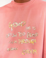 HOUSE OF BRAHMA// Eternity // Peach Oversized Unisex T-shirt - dawntown