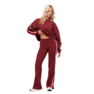 Gymshark Piping Midi Crew Neck Sets Red/Carmine Red/Soft White