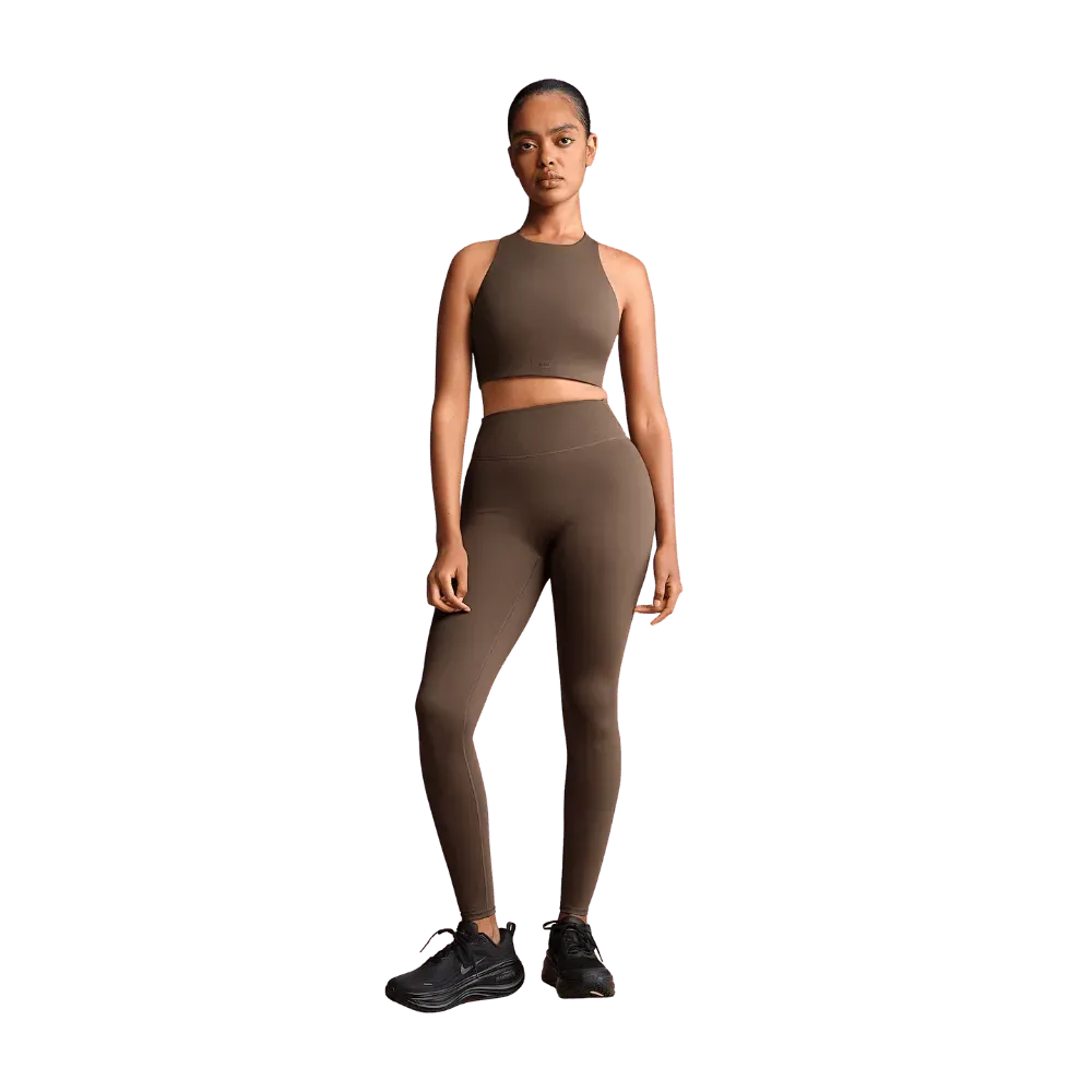 Nike X SkimsWomen's High-Neck Bra Dark Sepia