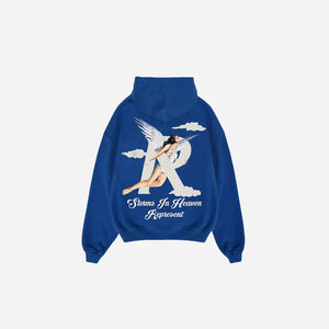 REPRESENT STORMS IN HEAVEN HOODIE BLUE