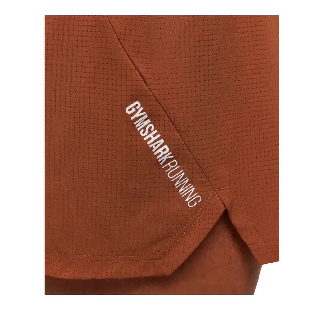 Gymshark Running Short 5" Spiced Brown