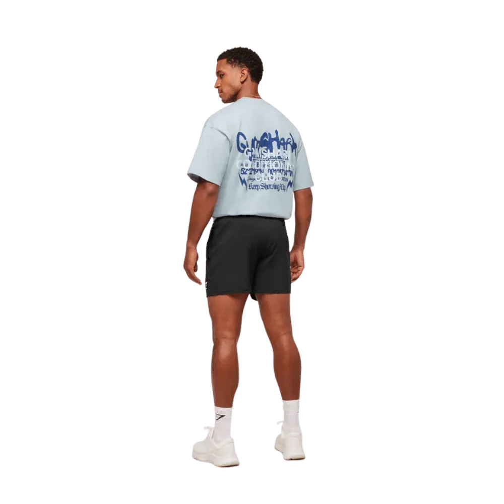Gymshark GSCC T-Shirt Oversized Fit Smoke Blue