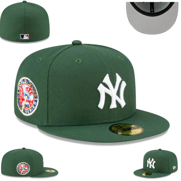 New York Yankees MLB Color Flip Green 59FIFTY Fitted Cap