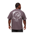 Gymshark Forged By Iron T-Shirt Extreme Oversized Fit Brushed Purple