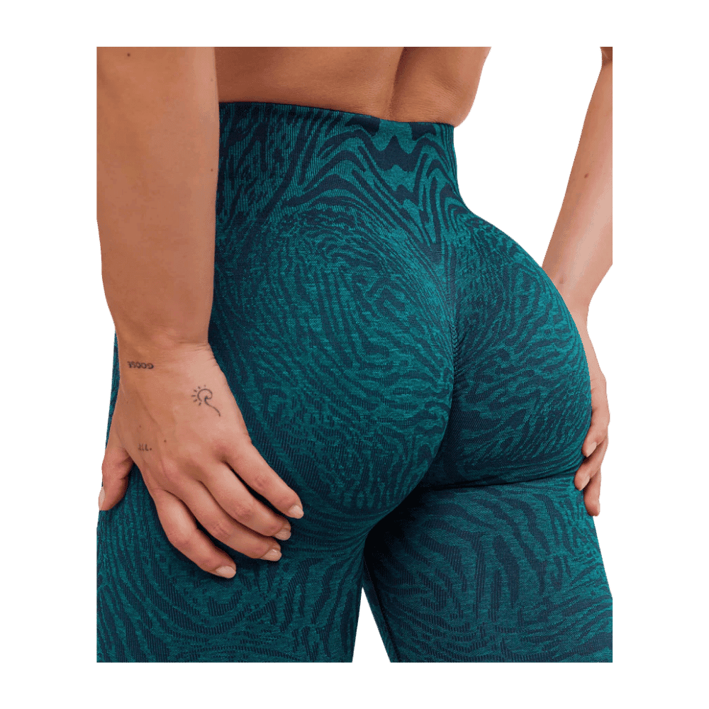 Gymshark Adapt Animal Seamless Leggings Navy/Brand Blue