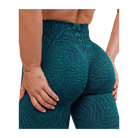 Gymshark Adapt Animal Seamless Leggings Navy/Brand Blue