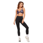 Gymshark Printed Twist Front Bralette Morning Blue