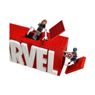 Lego MARVEL Logo & Minifigures