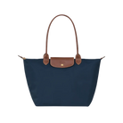 Longchamp Le Pliage Original M Tote bag Navy - Recycled canvas
