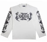 Hardcore Metal Logo - White Tshirt