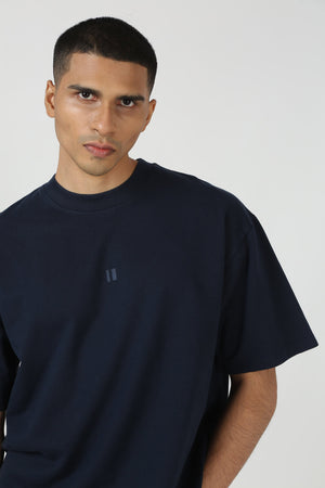 Midnight Blue Solid Tshirt