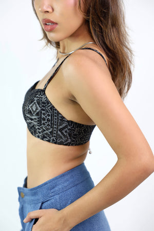 Jacquard Crop