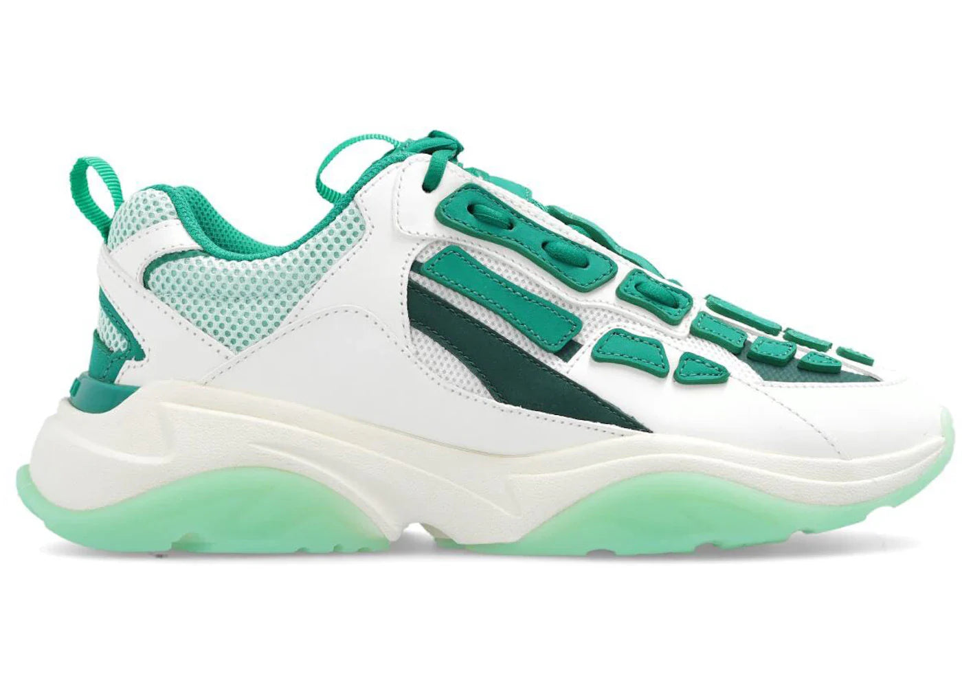 Amiri Bone Runner Alabaster Green Womens