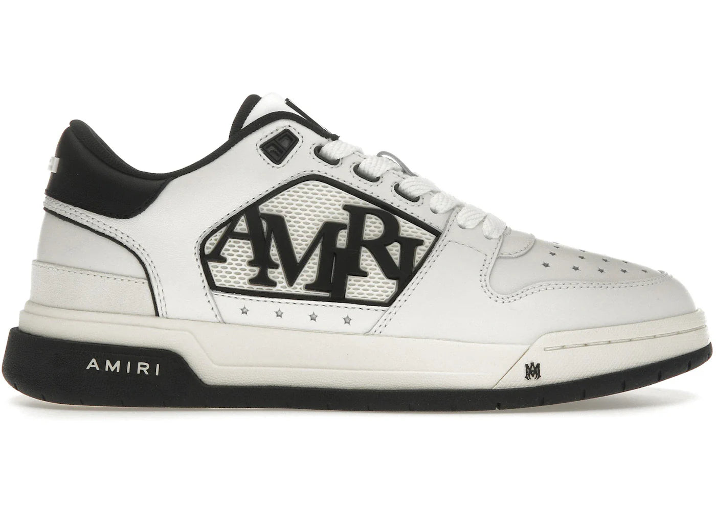 Amiri Classic Low White Black